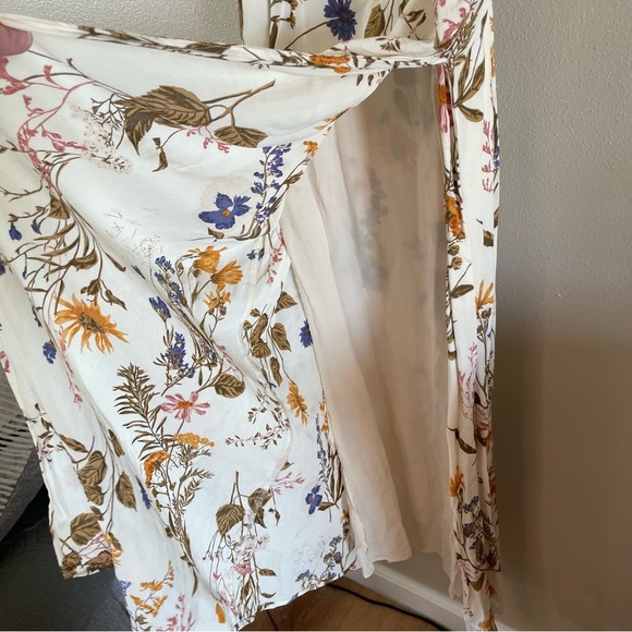 Reformation |  Kourtney Dress Frolic Floral Print Midi Dress, 12 - Picture 7 of 16